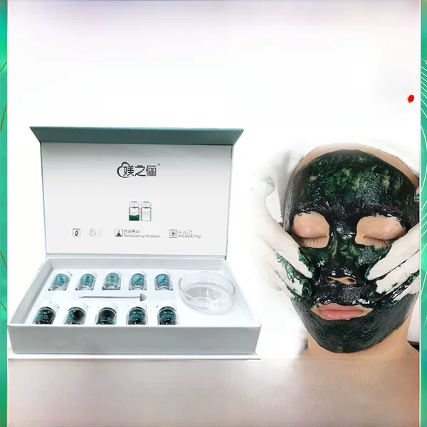 Sponge micro needle set box courtyard line same seaweed silicone needle beauty salon set box seaweed microcrystalline small green film bone needle microcrystalline