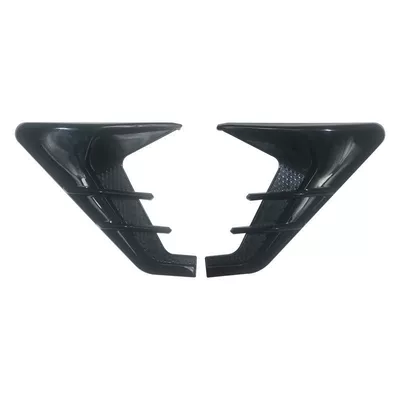 Other Car Modifications Fiber Decorative Sticker Air Vent - jl-017-black