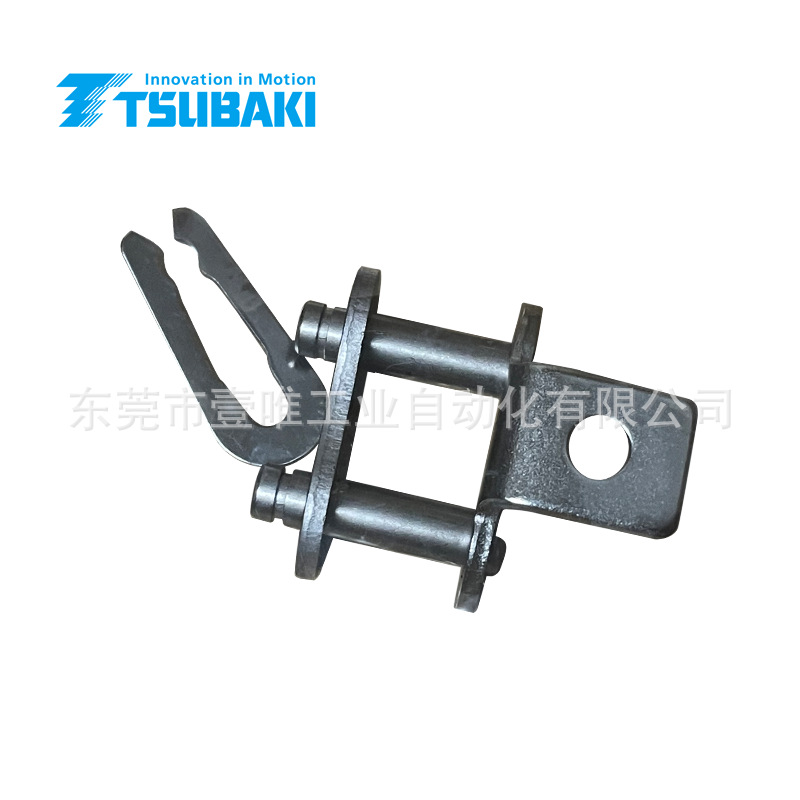 椿本涂层免加油输送链条全扣RS50-LMC-NP-A1-JL单侧单孔附件全目