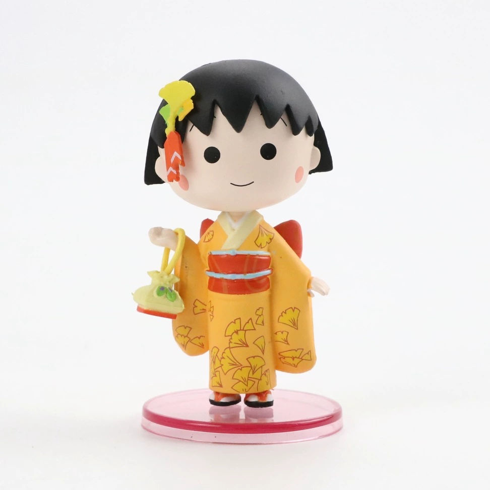 Six kimono small ball tide play ornaments cherry small ball child fun Ins hand -made blind bag car desktop decoration