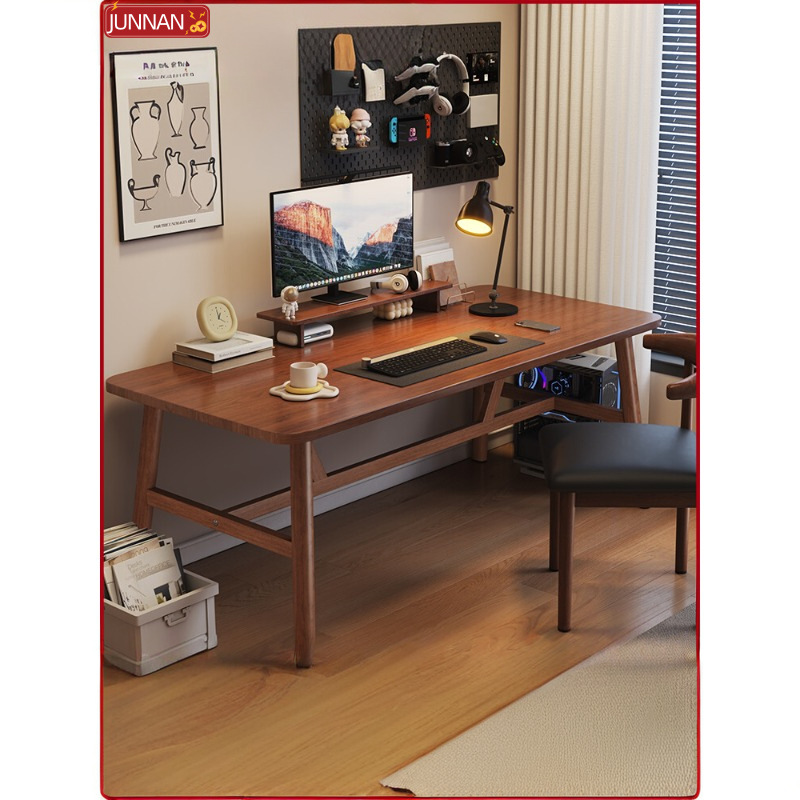 Mesa de oficina mesa de trabajo minimalista moderna rectángulo simple casa de alquiler mesa y silla escritorio de computadora dormitorio escritorio para el hogar