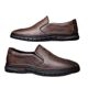 Soft bottom leather bean shoes men's 2025 spring and autumn new one-pedal business driving shoes cross-border casual leather shoes