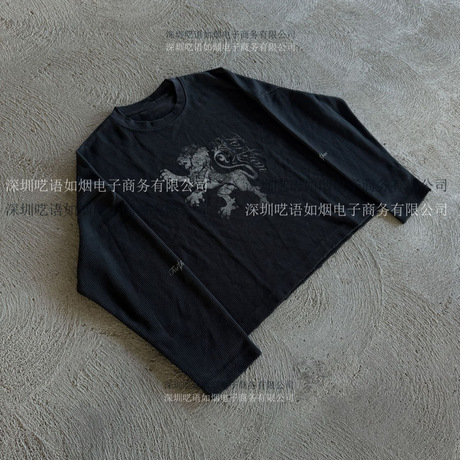 Cyberpunk Hoodie European and American Ins Cross-Border Stylish Punk Printed Rou