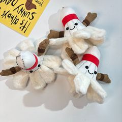 かわいいバスケットボールとサッカーの小さなペンダントぬいぐるみ人形バドミントンスポーツバッグペンダントキーホルダー人形