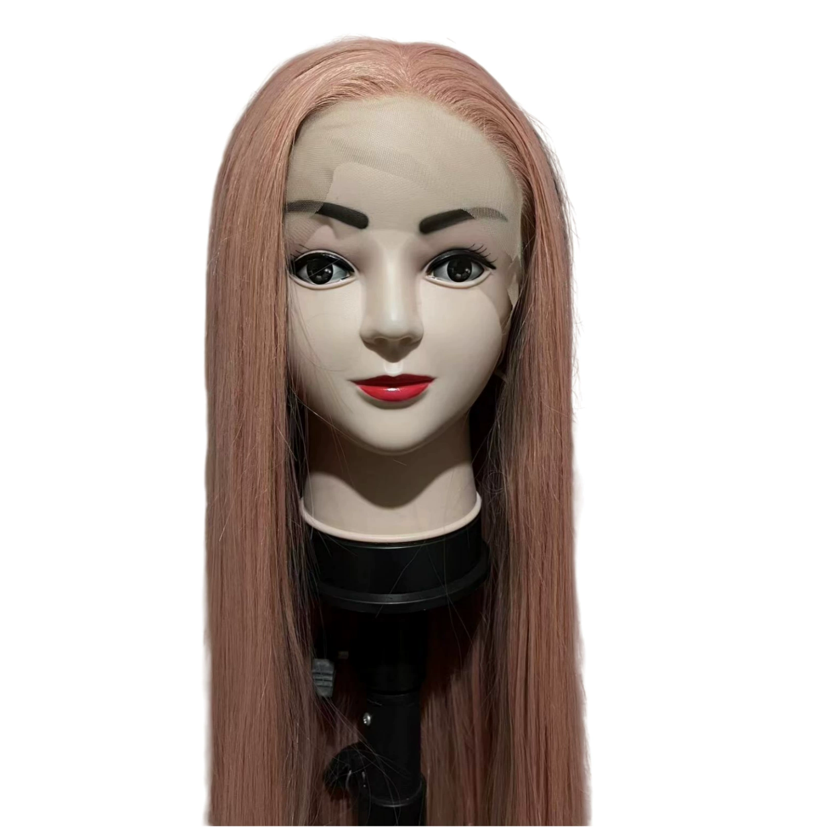 Mannequin head, wig cap, stand