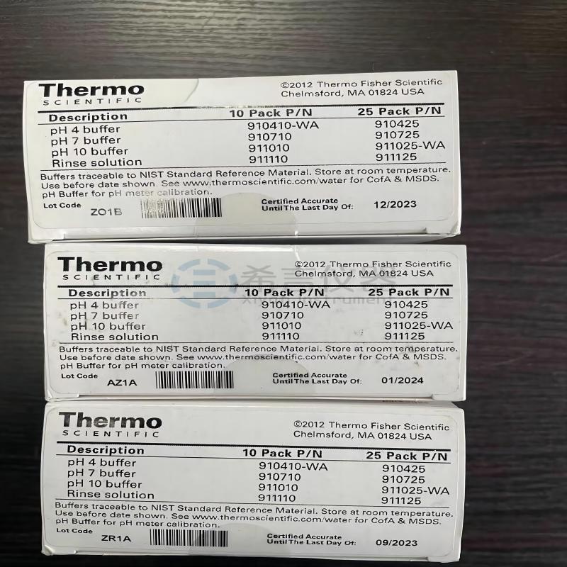 910710 赛默飞Orion独立使用袋装7 pH缓冲液