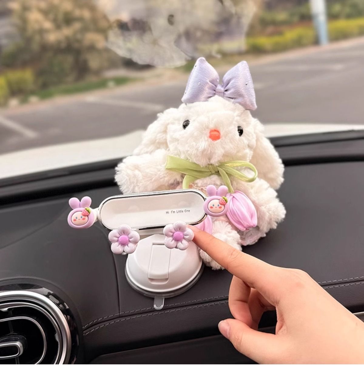 Car Phone Holder for Dashboard, 2025 New Model, Navigation-Specific, Suction Cup Support for Women