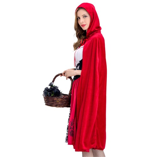Halloween Little Red Riding Hood Costume Adult Christmas Costume Cosplay Suit Factory Direct Role Play Stage Wear