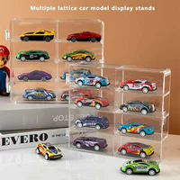 Ящик для хранения Hot Wheel из сплава Модель автомобиля TOMICA1:64 детских игрушки Домека прозрачная Коллекционная стойка