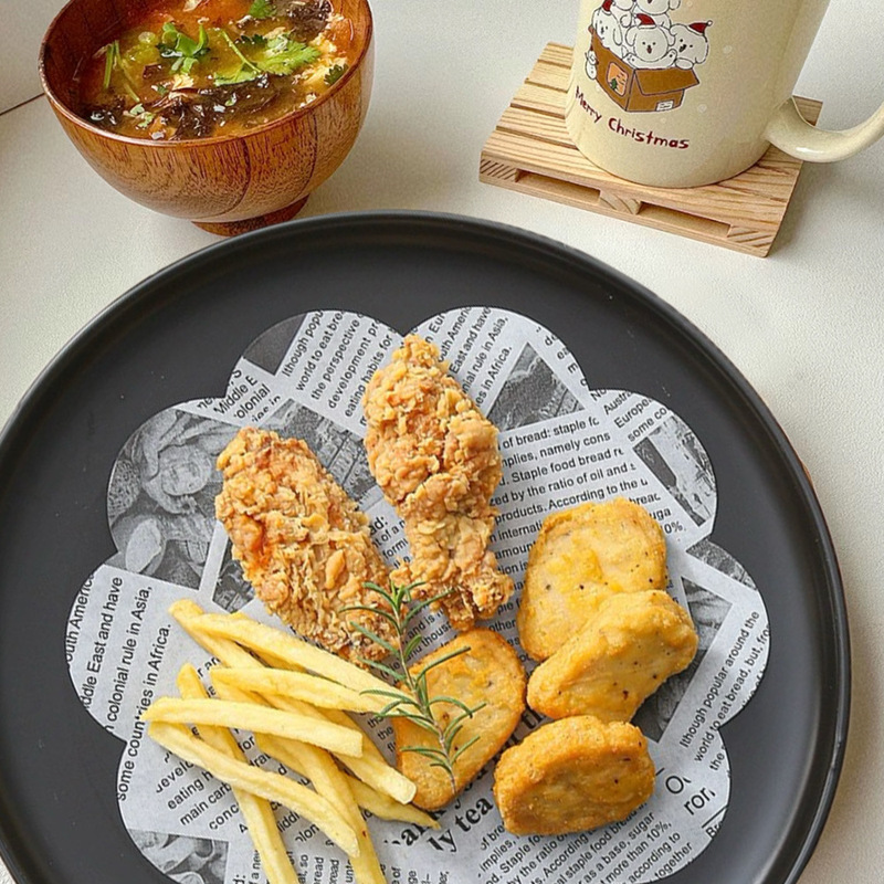丸型アメリカ油紙食品級業務用ピザパッド|undefined