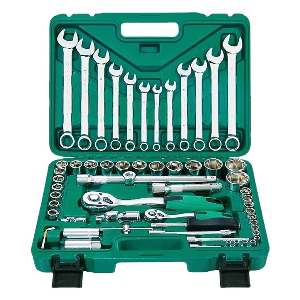 Llave socket set herramientas de reparación de automóviles 61 piezas manga del coche 61 piezas traje herramientas de reparación