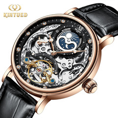 KINYUED multifunctional mechanical watch tourbillon men's watch fully automatic mechanical watch luminous hollow men's watch