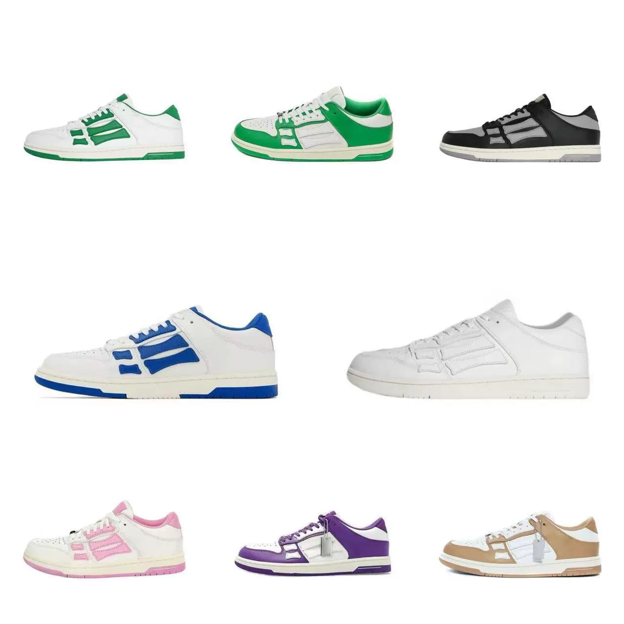 Новые черно-белые мужские и женские спортивные повседневные туфли в одном стиле, универсальные цельные многослойные кожаные модные кроссовки в одном стиле