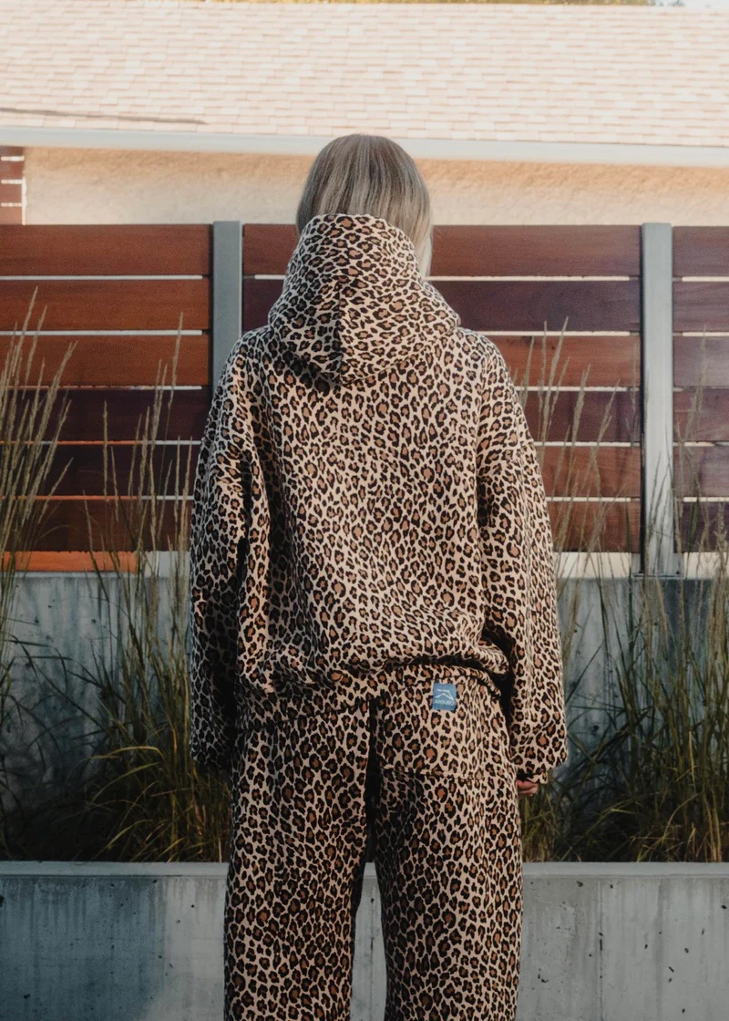 350g Weight Long Sleeve Sleeve Length Pullovers, Zipper Placket Type Polyester Fabric Type Regular Top Length Hoodie Tops Type Daily Occasion Hooded Neckline Loose Fit Type Leopard Pattern Spring, Autumn Season Women's Gender Printing Design Streetwear Style Hoodies & Sweatshirts Long Sleeve Printing Streetwear Leopard 6