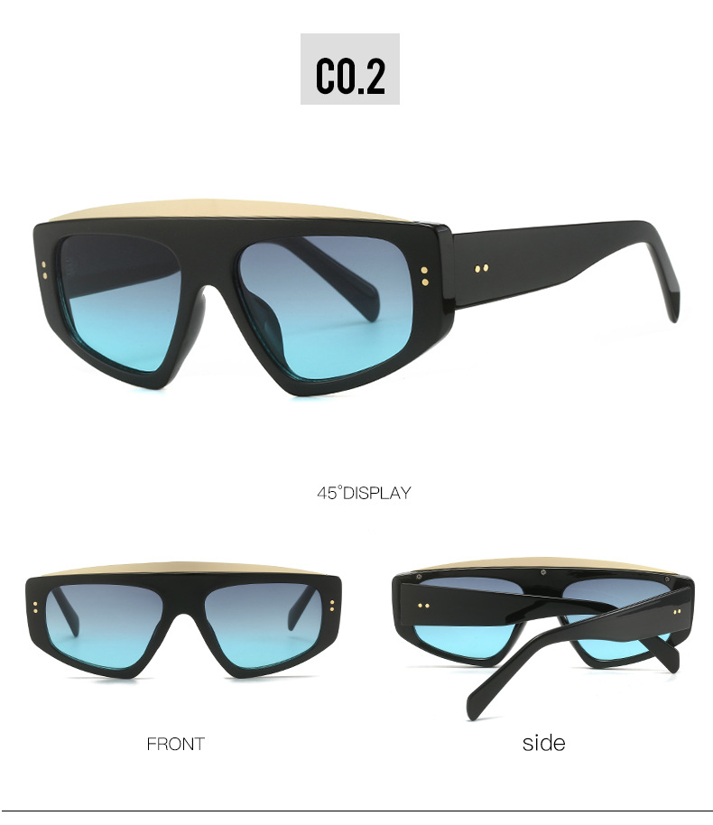 Triangle Frame Sunglasses For Men And Women Versatile Style_voghion.com