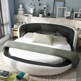 大型床双人布艺 现代简约欧式公主情侣结婚酒店宾馆情趣电动