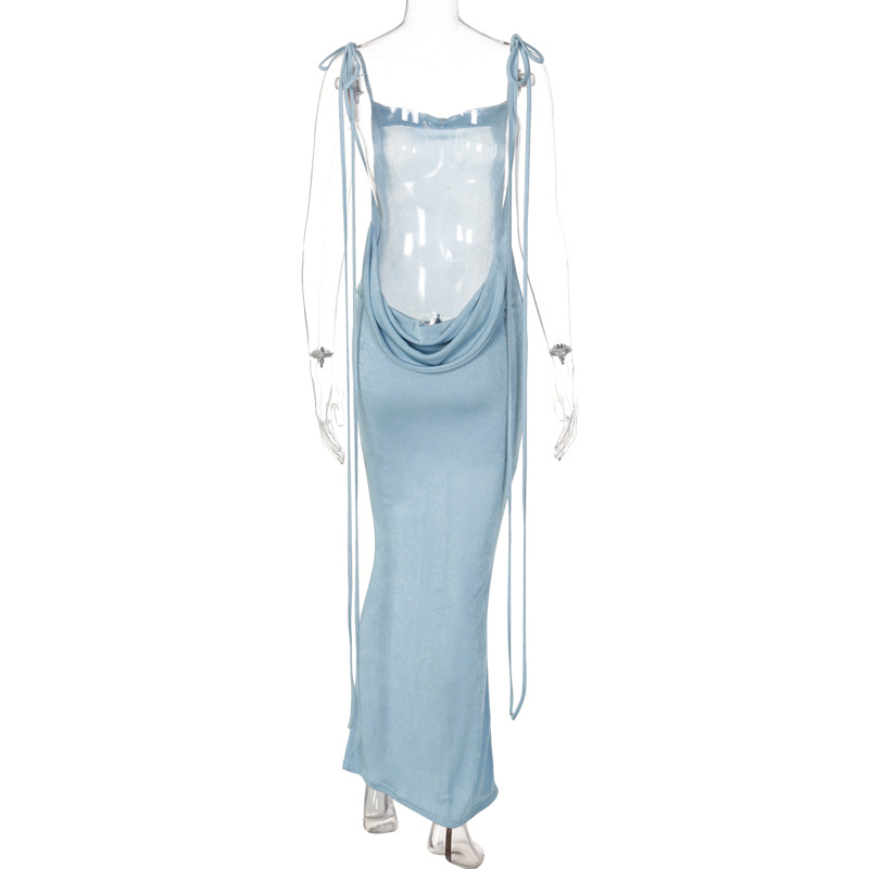 310g Weight Maxi Long Dress Dress Length Type Sleeveless Sleeve Length Sheath Dress Dresses Type Spandex, Polyester Fabric Type Mid Waist Waist Line Daily Occasion Slim Fit Type Solid Color Pattern Summer Season Women'S Gender Patchwork Design Fashion Style Wholesale Women'S Fashion Patchwork Solid Color Daily Sleeveless Sheath Dress 20