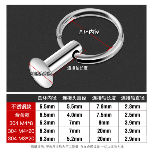 Fishing rod back blocking and missing ring Stainless steel missing ring Fishing rod back blocking and missing rope Fishing gear accessories