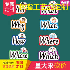 英语疑问词职业小学初中学科球类方位介词情绪人节日单词认知闪卡