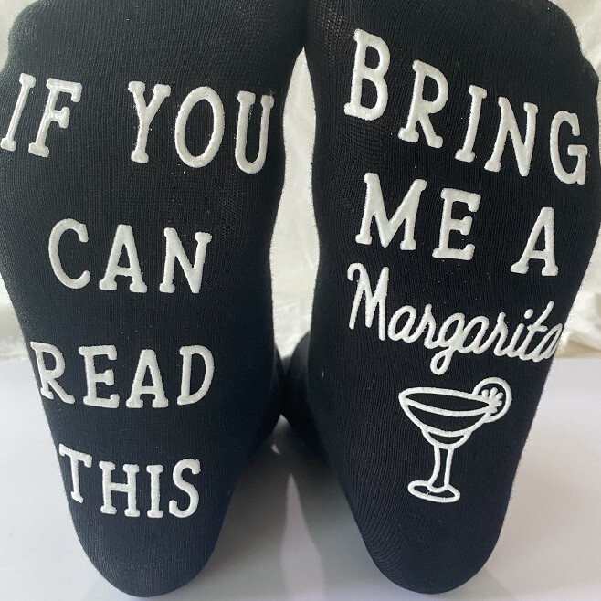 IF YOU CAN READ THIS dispensing socks Christmas gift socks foreign trade Amazon socks long tube