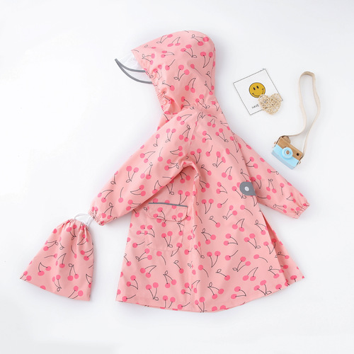  New Children's Raincoat Boys Girls Primary School Children Full Body Children Kindergarten Boy Baby Rain Poncho