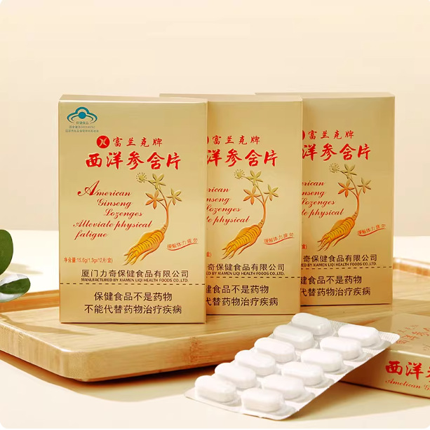 Frank Brand American Ginseng Lozenges 1.3g*12 Tablets/Box*13 Boxes
