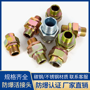 Angli Explosion-Proof Union Bhj Carbon Steel Movable Joint Dn15 Dn20 Explosion-Proof Flexible Joint Four Points and Six Points