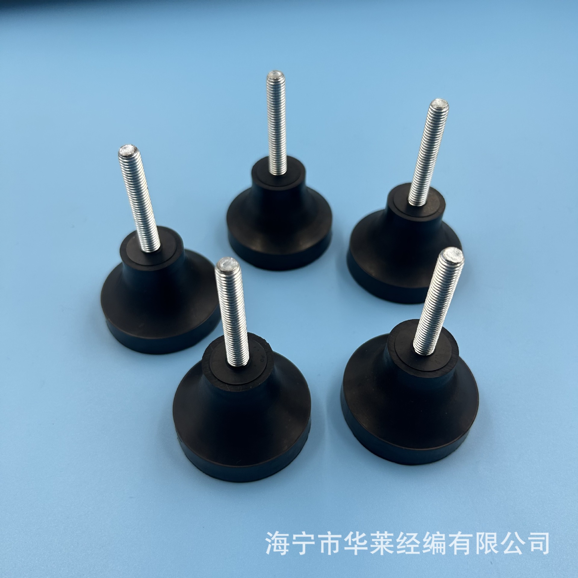 橡胶缓冲减震器 橡胶减震垫 抬杆脚垫 圆柱形带螺杆橡胶机脚