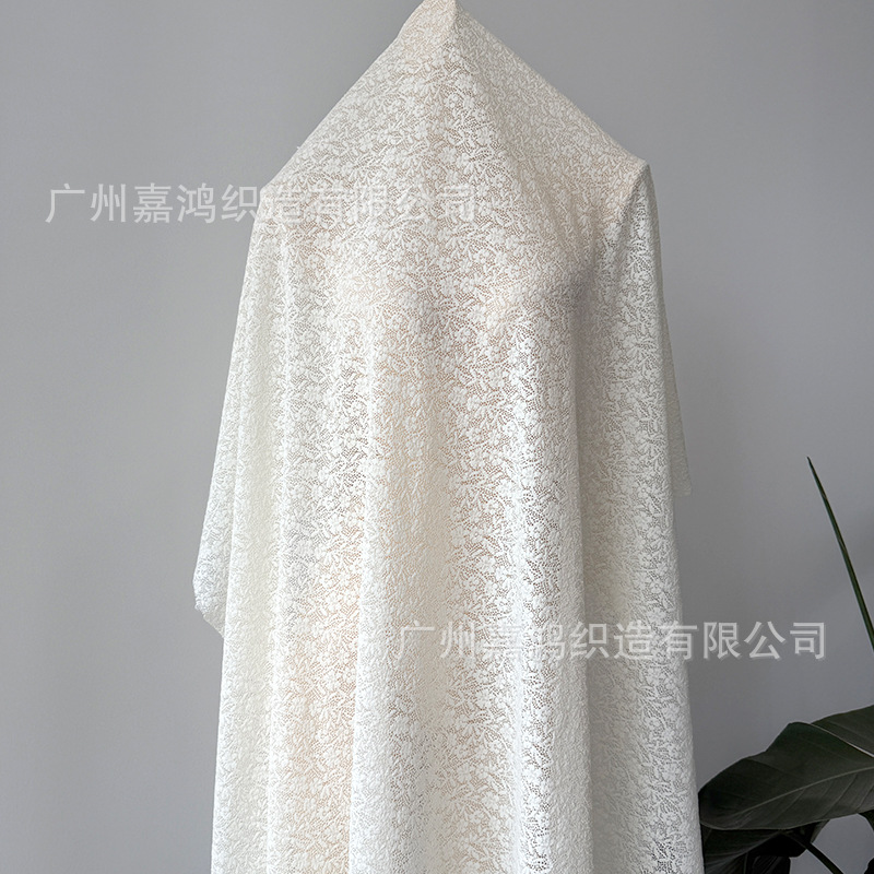 Tela de encaje de viento de residuos de tierra nueva tela de encaje camiseta tela de ropa de mujer tela de encaje suave