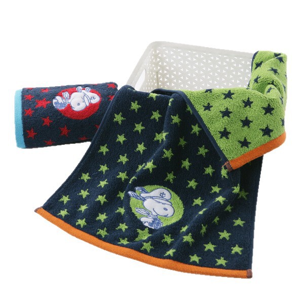 Golden Brand All-Cotton Absorbent Towel Snoopy Collaboration Pure Cotton 70*34 Cartoon One-Piece Dropshipping Sn1113H