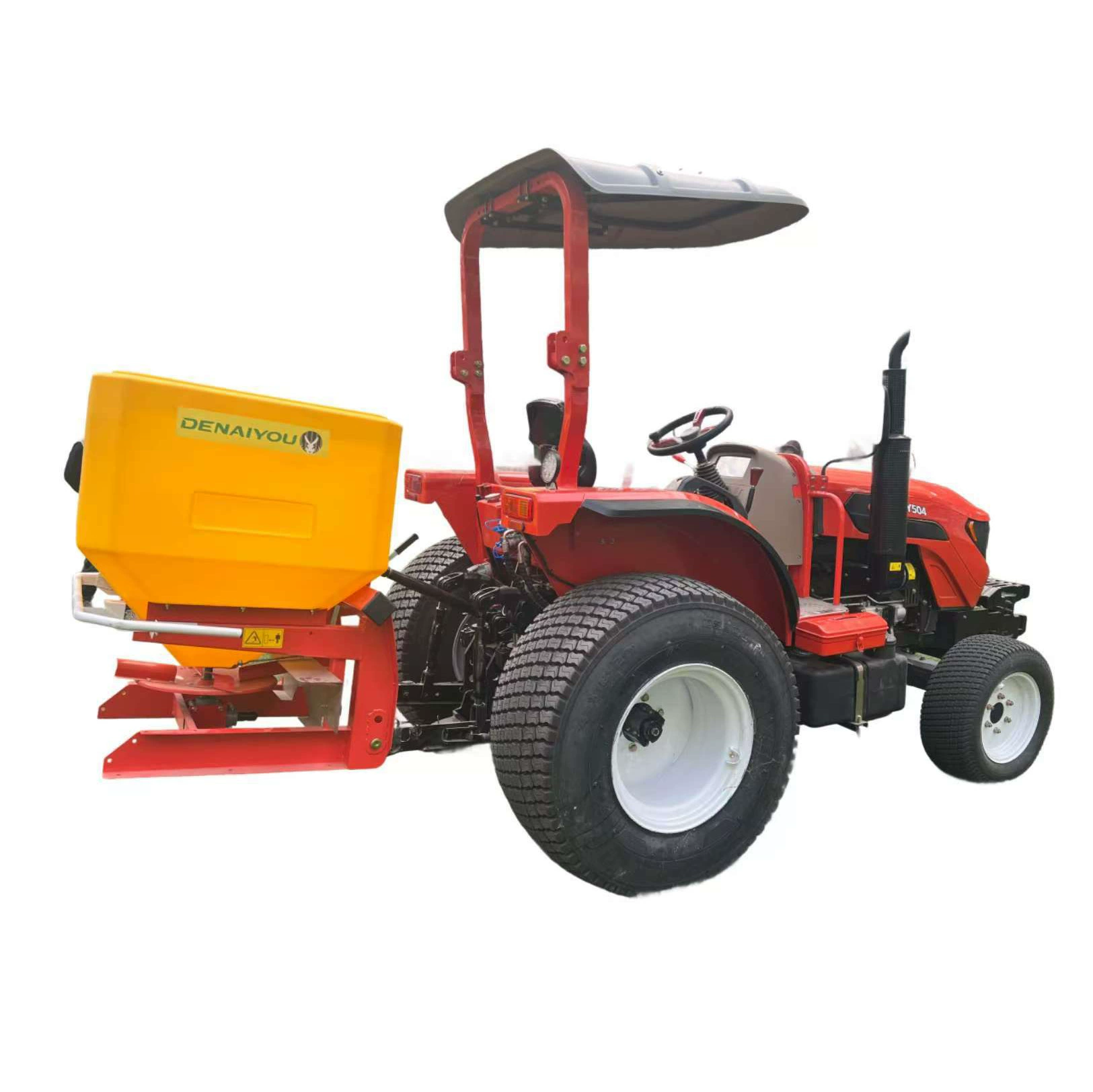 Подвесное ведро для удобрений для внесения удобрений на больших площадях с помощью лотка для удобрений из нержавеющей стали для повышения эффективности работы