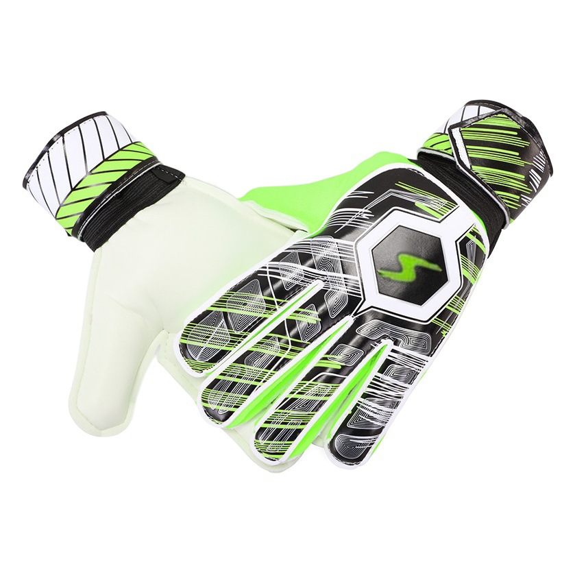 Football goalkeeper gloves finger guard gantry goalkeeper gloves with finger guard adult children latex gloves