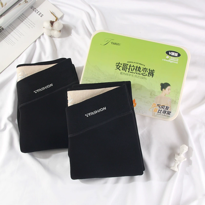 Tianzi 380 г. Женщины носят нижние девятиукороченные брюки осенью и зимой