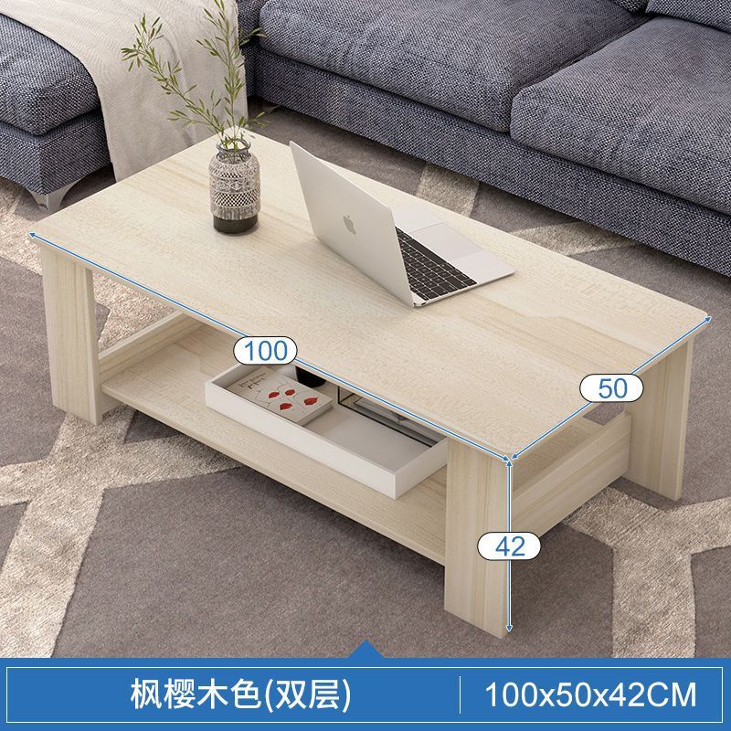 Mesa de té para el hogar, sala de estar, mesa de té simple, creativa moderna, tabla de piso, dormitorio de borde redondo, mesa de segundo piso