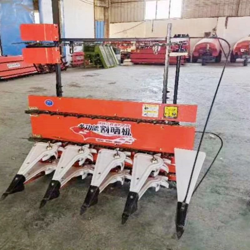 拖拉机三层高架割晒机 牧草侧倒式收割机 苜蓿草新型割草机