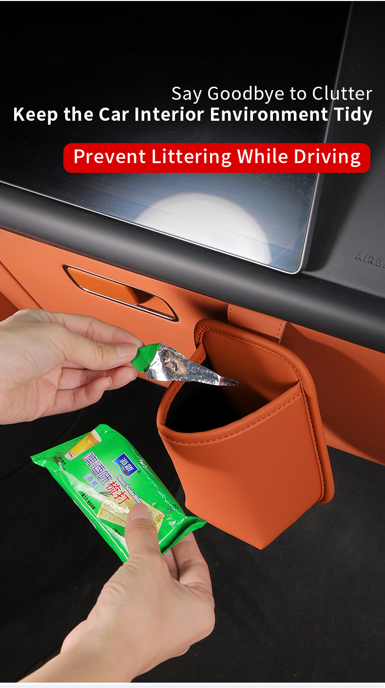 Cross-Border Car Seat Door Cup Holder, Car Passenger Storage Bag, Car Beverage Holder, Portable