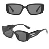 Retro fashionable trend sunglasses, glasses solar-powered, 2021 collection, internet celebrity, Korean style