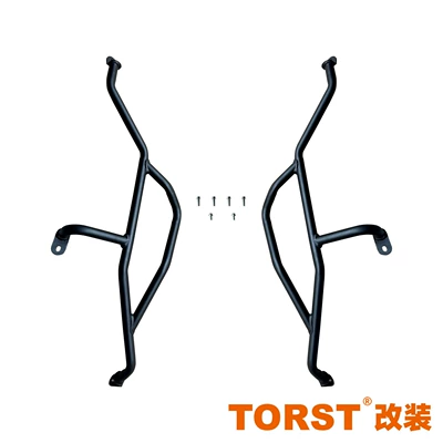 Motorcycle bumper motorcycle front and rear - black-rear-bumper