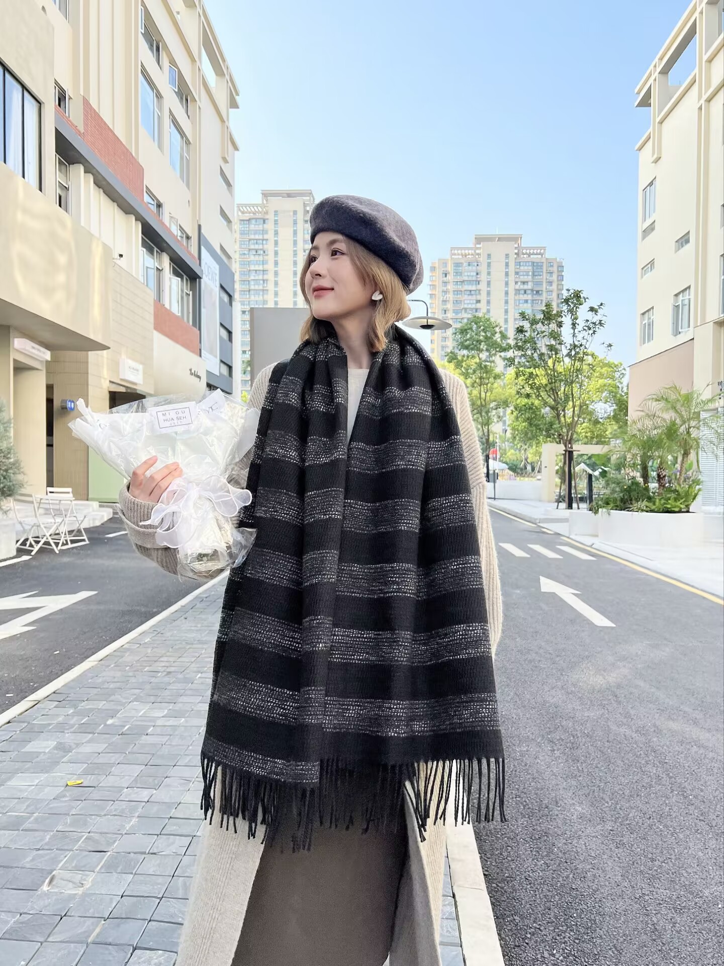 Warmer Winterschal Für Damen Aus Weichem Kaschmirimitat_voghion.com