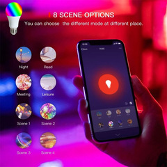 Tuya Smart LED Bulb A19 Alexa Voice Control Dimming Color WiFi A70 Bulb RGBCW