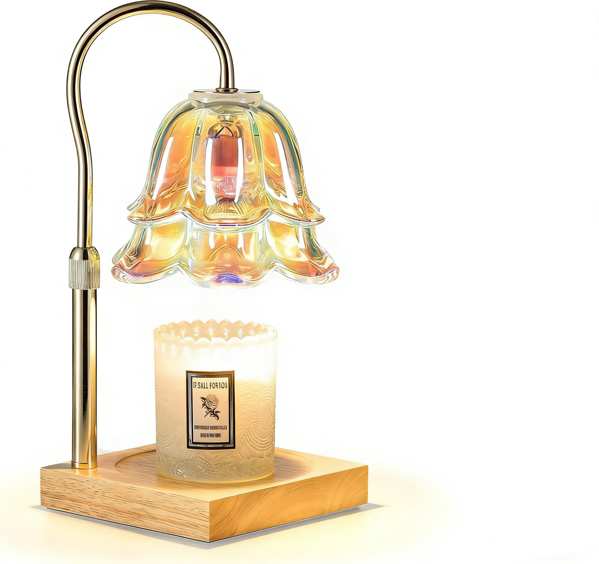 Lámparas de cera de fusión de Suzhou Lámparas de cabecera del dormitorio retro francesa Decoraciones del hogar Lámparas de atmósfera Lámparas de escritorio de aroma sin fuego