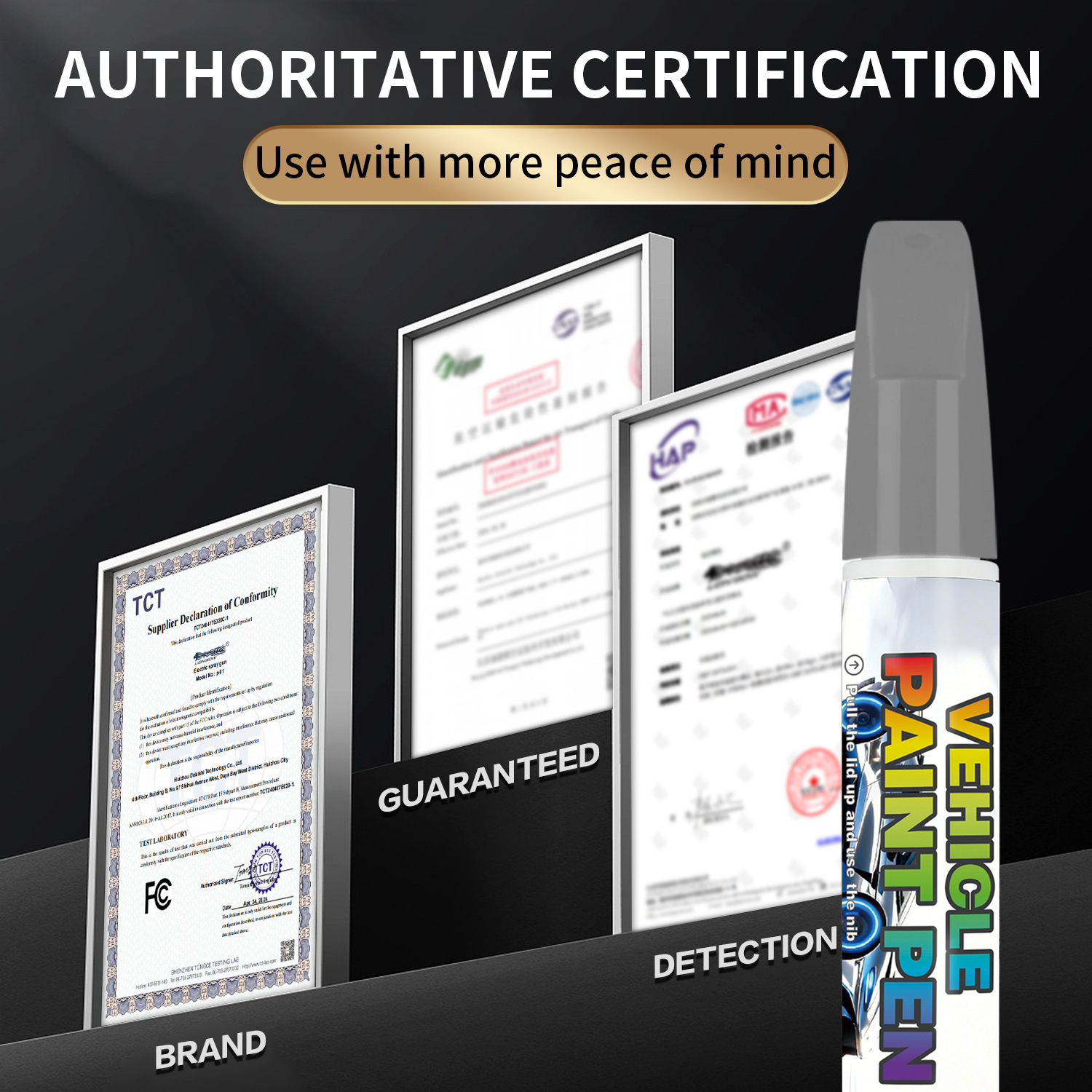 Cross-Border Car Scratch Repair Paint Pen, Car Repair Pen, Paint Touch-Up Pen, Car Scratch Repair, Car Paint Touch-Up Pen