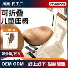 电动车儿童安全座椅前置3岁以上大童摩托电瓶车前面小凳子可折叠