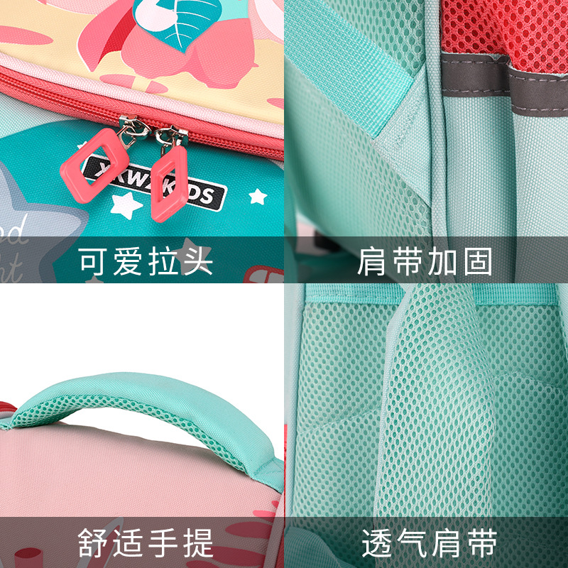 Mochila Infantil de una Pieza con Diseño de Peces Naturales, Estilo Coreano, para Niños y Niñas, para Jardín de Infancia y Escuela, con Estampado, Práctica para Envíos Internacionales