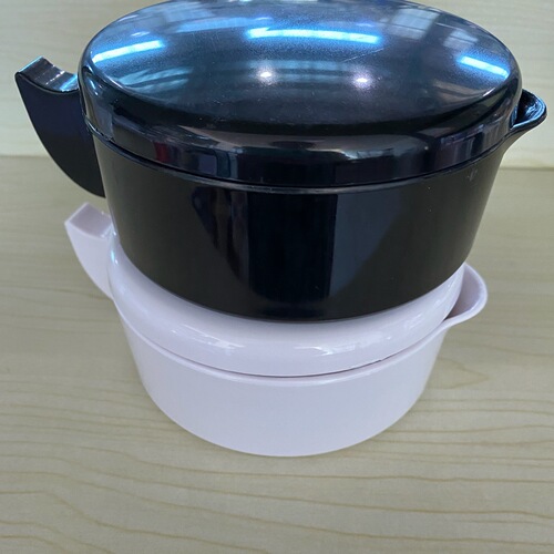 Multi-functional plastic ink tank, black imitation porcelain ink fountain with cover, ink cartridge, pen and color ink fountain, lickable pen and inkstone