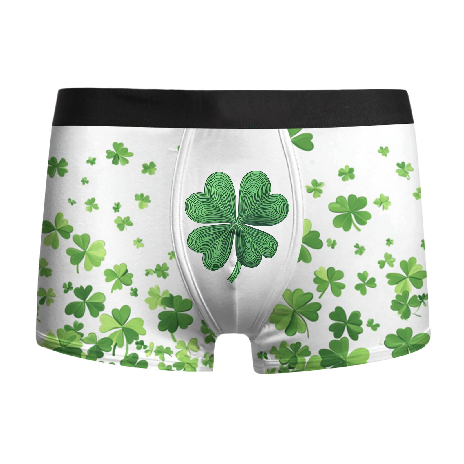 Ropa interior para hombre St. Pa Day, pantalones cuadrangulares para hombre, calzoncillos bóxer de cintura media de gran tamaño transpirables, estampado 3D MP01