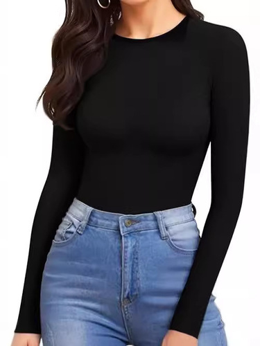 European and American tops, tight jumpsuits, female hotties, long-sleeved bullets, milk silk, women's triangular jumpsuits, sexy hotties,