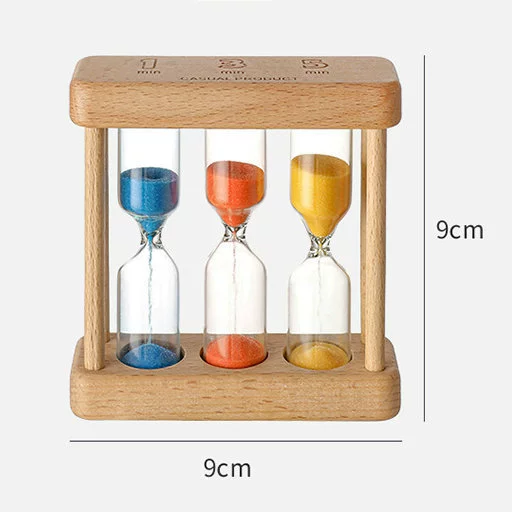 Children's Creative Wooden Ducks Swing Crafts 1+3+5 minutes timer wooden