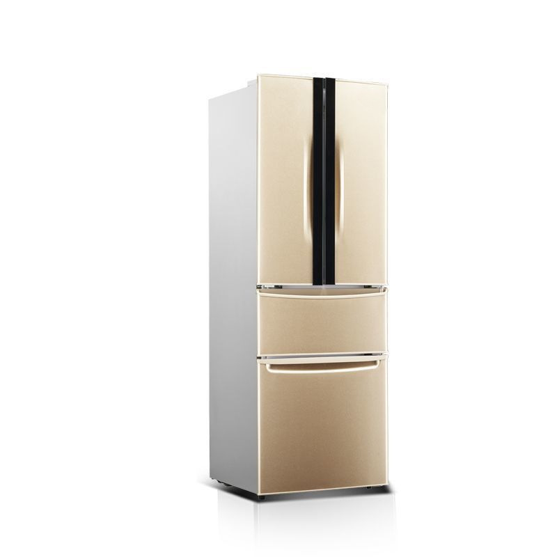 Large French Four-Door Refrigerator Household 298 Liters Side-By-Side Large Capacity Energy-Saving First-Class Energy Efficiency Living Room Air-Cooled