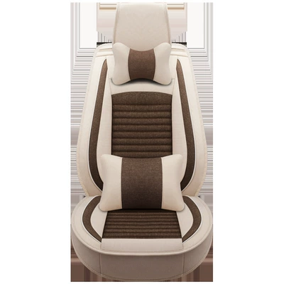 Linen Fabric Cotton Seat Cover, Universal seat cover